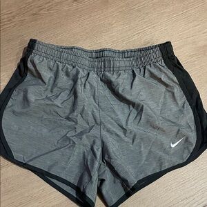 Nike Kids Athletic Shorts in Gray and Black